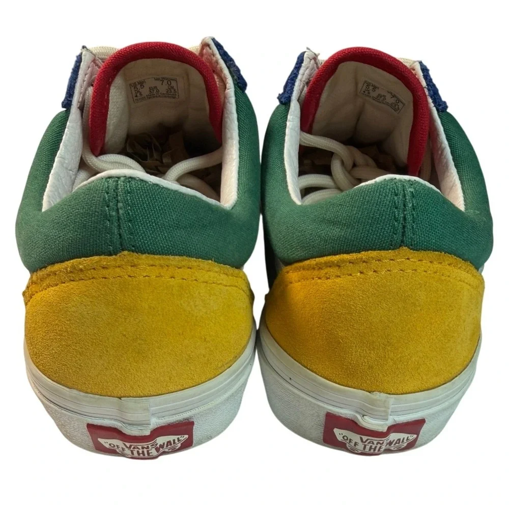 Vans Old Skool Yacht Club Colorblock Sneakers Unisex Men 5.5 Wmn 7 Canvas Suede